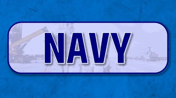 Navy Text Image